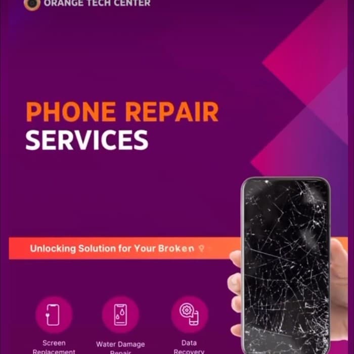 Phone repair services for damaged devices