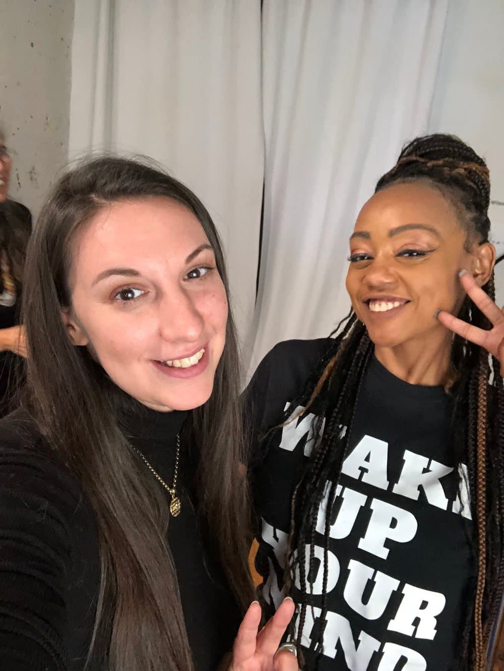 Community friends connecting beyond the shop