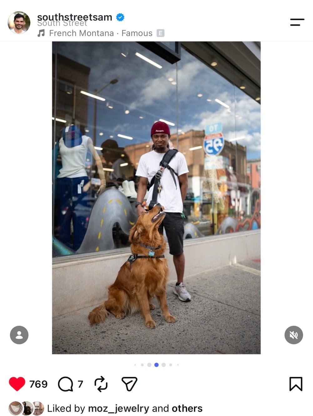 Neighbors and their four-legged friends