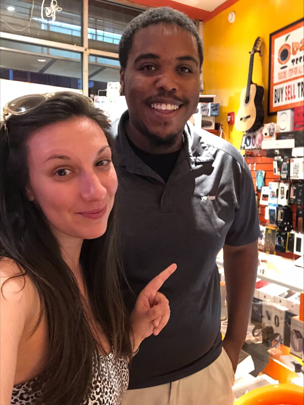 Friendly connections made inside the shop